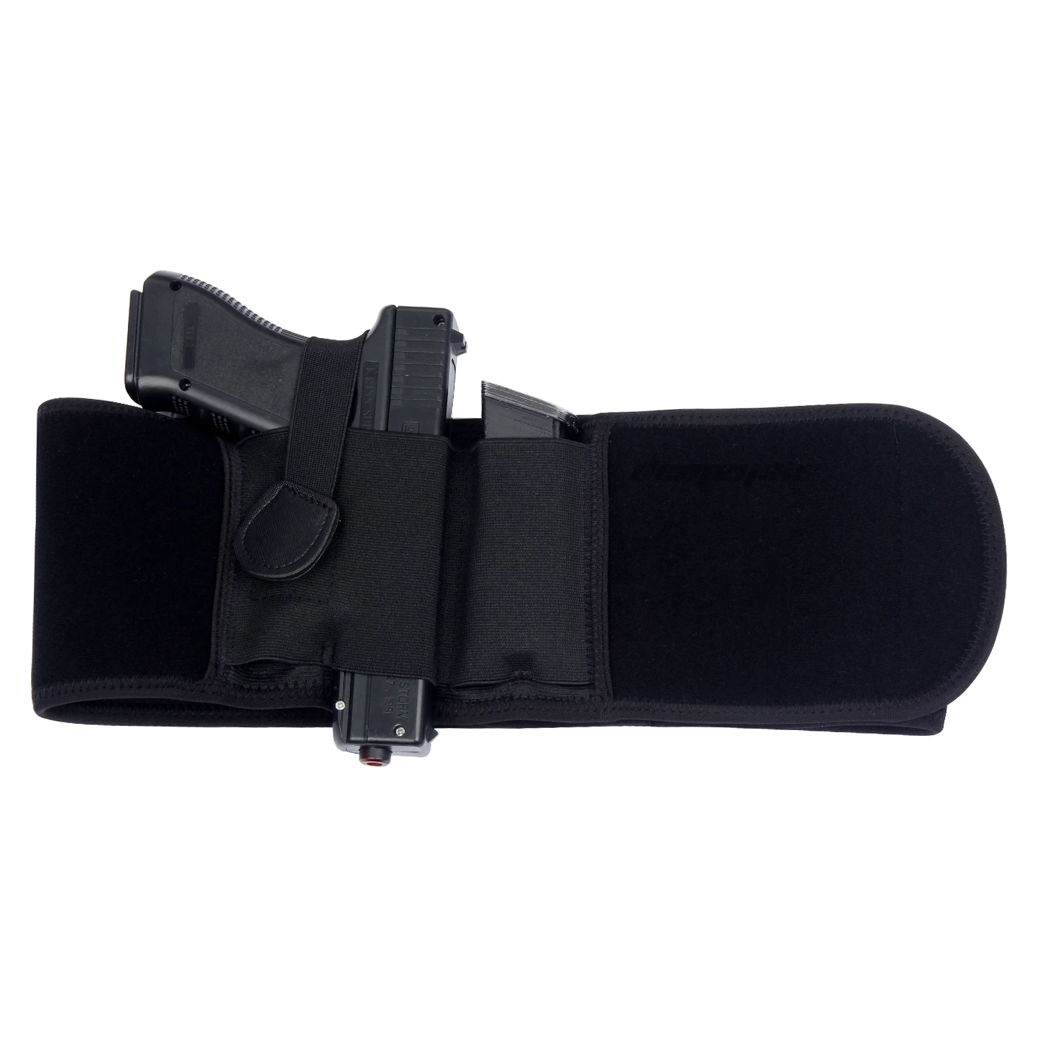 Tactical Belly Band Elastic Waist Strap Left/Right Hand Holster for Ruger Taurus 
