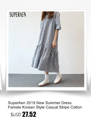 SuperAen/хлопковое и льняное платье, женское осеннее Новое повседневное модное женское платье, однотонное модное необычное женское платье