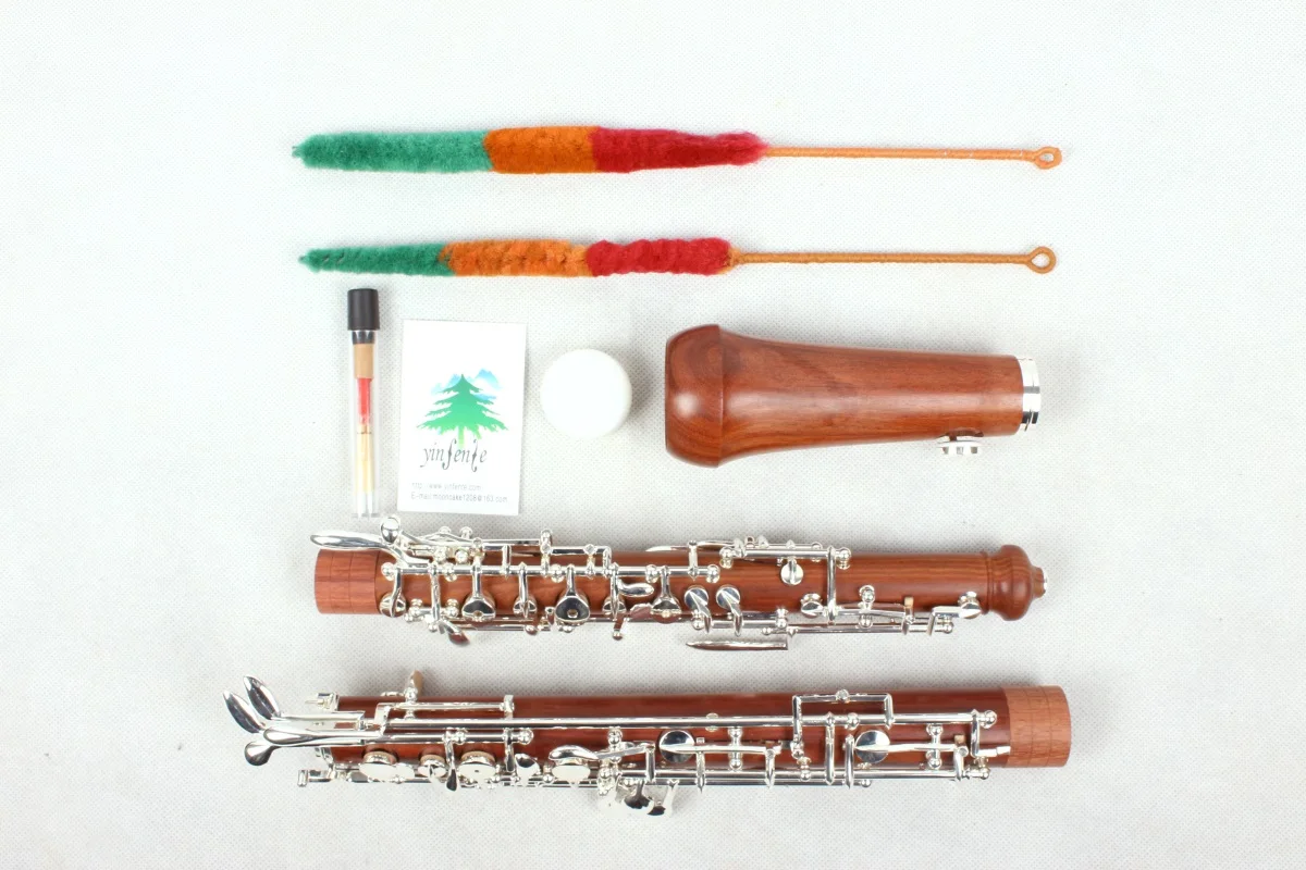 Yinfente oboe хороший звук C Ключ Rosewood Body left F резонансный F Профессиональный Высокое качество