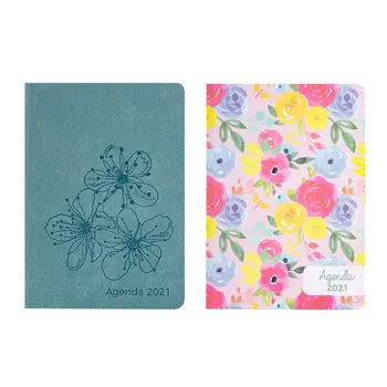 

1 Pc Agendas 2021-2021 Planner Organizer A5 Notebook and Journals Monthly Weekly Book