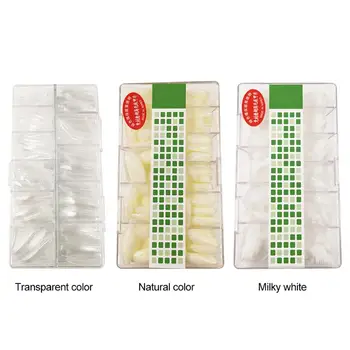 

500PCS False Acrylic Nail Tips Full/Half Cover Tips Coffin Fake Nails UV Gel Manicure Fake Nail Tips