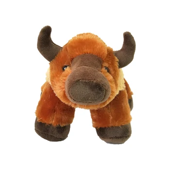 

25cm Super Soft Animal Buffalo Plush Toys Filled Cow Plush Doll as Pillow Children's Birthday Gift Home Decoration