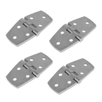 

New Marine 4 Pieces Stainless Steel Strap Hinge Door Hinge For Marine Boat Yacht 76 X 38 Mm Rafting Boating Accessories,Boat Mar