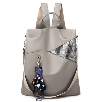 

New Multifunction Backpack Women Oxford Bagpack Female Small Backpak Teenager Girls Bookbag Mochila Antirrobo Sac a Dos