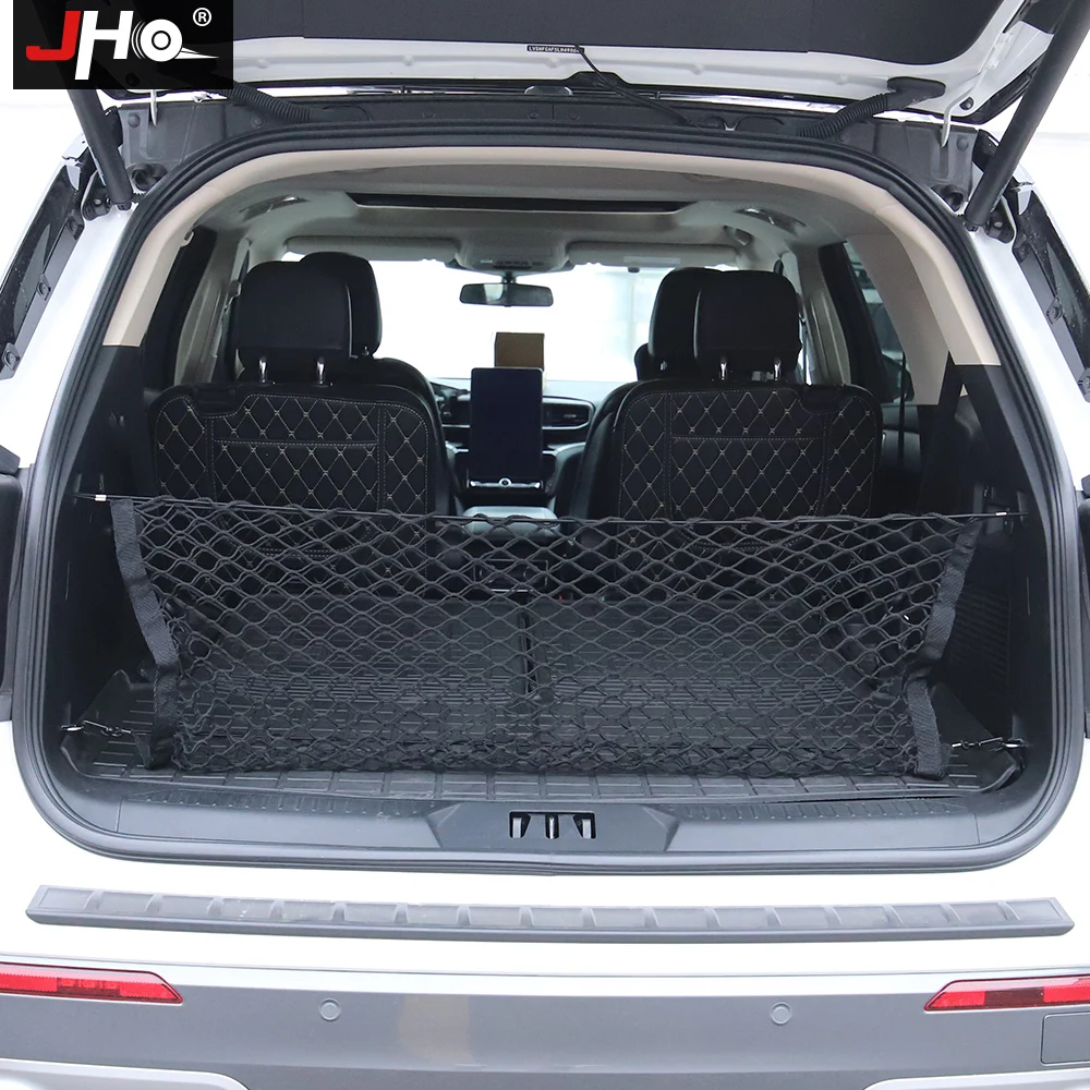 Car Trunk Organizer Trunk Organizer Trunk Storage Holder Car Interior Organizer JHO Envelope Style Trunk Cargo Net Mesh Organizer Storage For Ford Explorer 2011- 2015 2014 Limited