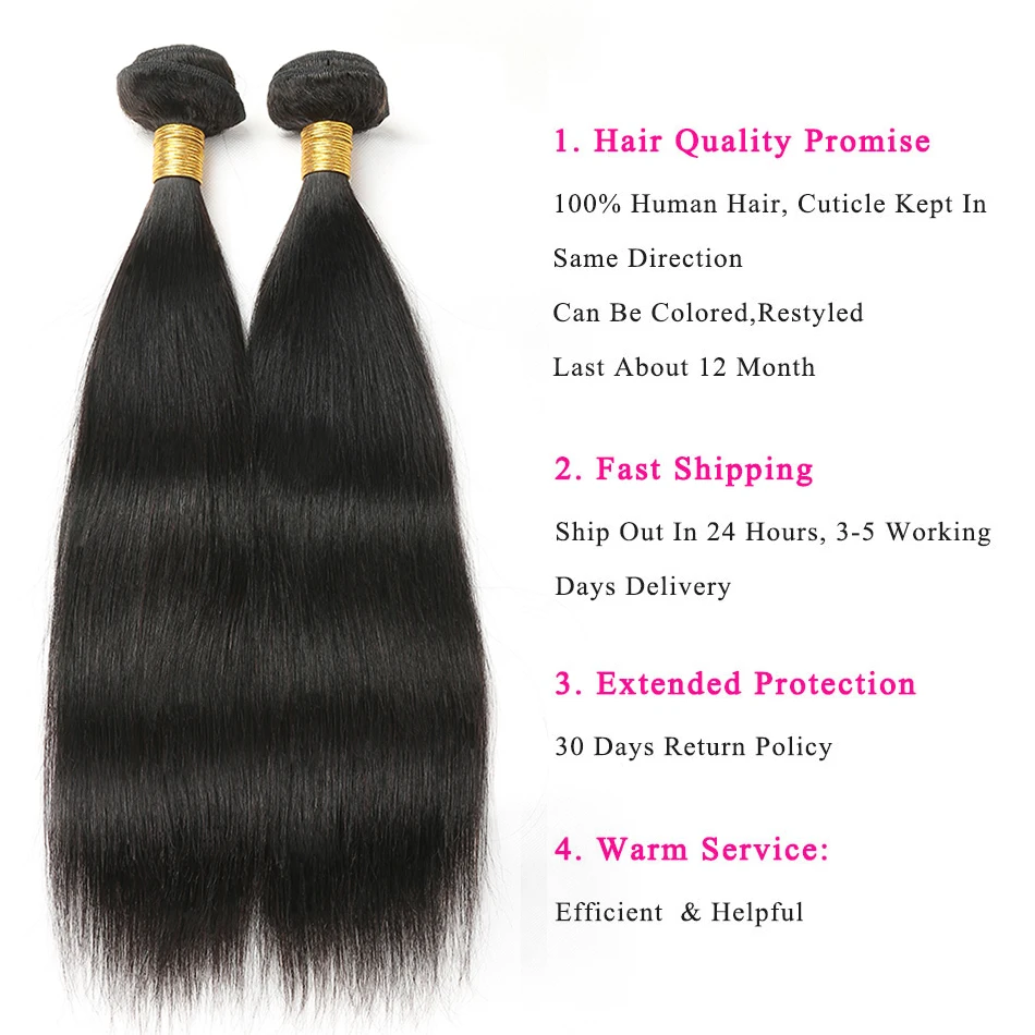 Straight-Hair-Bundles-With-Closure-Indian-Human-Hair-Bundles-With-Closure-MIHAIR-Lace-Closure-With-Remy (2)