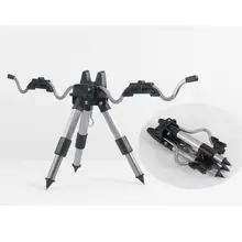 24 см портативные телескопические удочки из алюминиевого сплава, крепление на штатив, автоматический кронштейн, подставка, держатель, все для рыбалки, поставщик 1 комплект