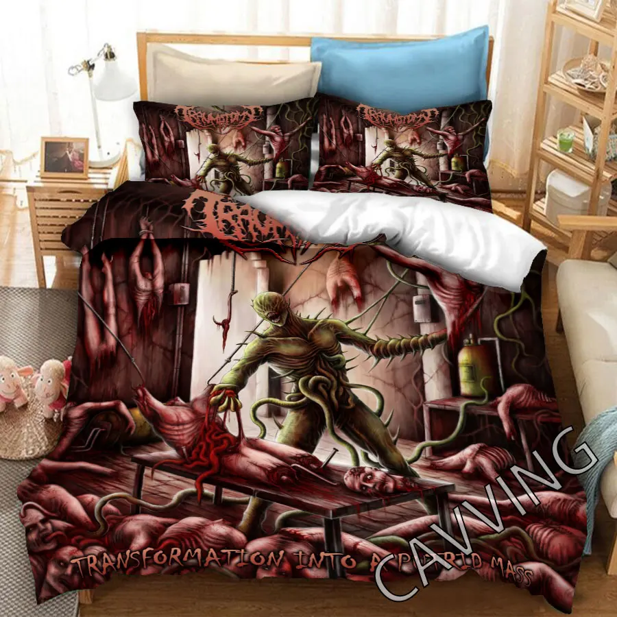 Traumatomy Band 3D Printed Bedding Set Duvet Covers & Pillow Cases Comforter Quilt Cover (US/EU/AU Sizes) 