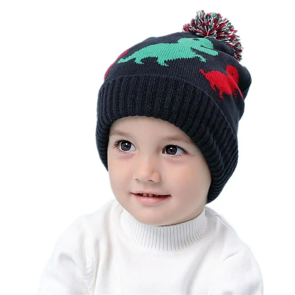 boys green winter hat