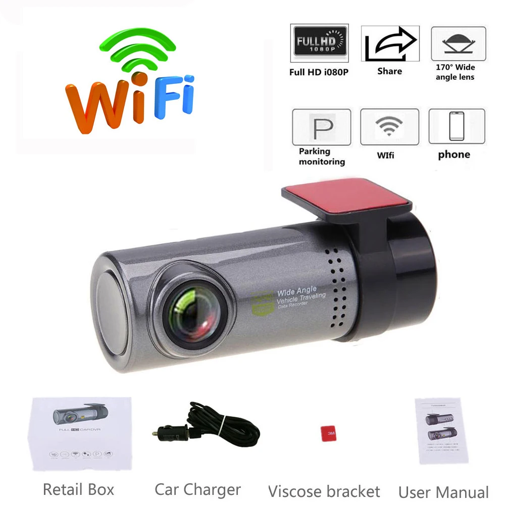 Великобритания Мини wifi Dash Cam HD 1080P Автомобильный видеорегистратор Камера Видео Рекордер широкоугольный g-сенсор