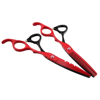 

2PCS Hairdressing Scissors Barber Shears Bangs Cut Thinning Scissors Hair Clipping Tools for Home Shop