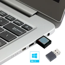 Mini dispositivo do módulo do leitor de impressão digital de usb para windows 10 olá biometria chave de segurança