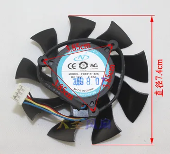 

FD8015H12S HD4860 / 4870/4890 graphics card fan 12V 0.32A fan