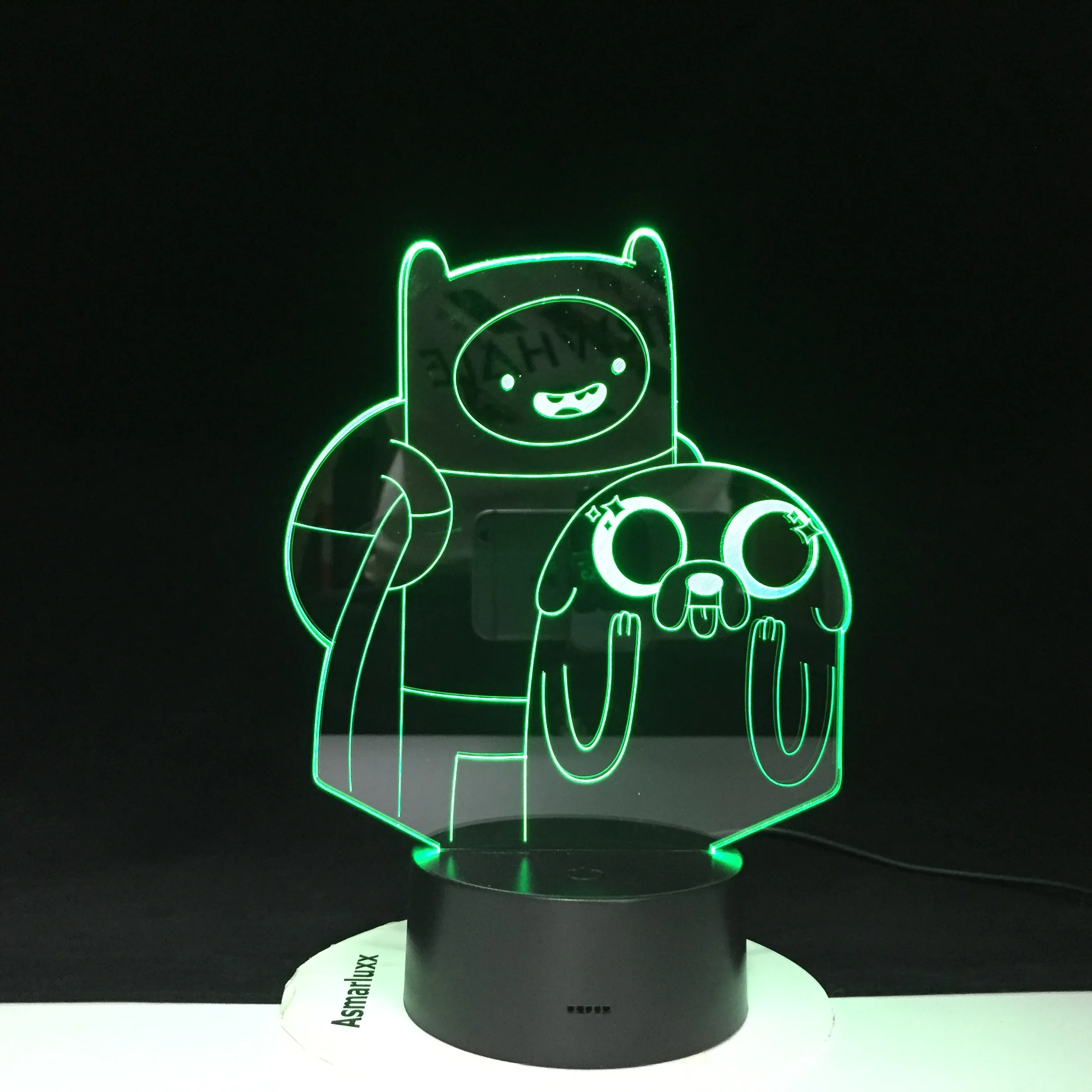 Мультфильм Настольные лампы детский ночной 3D светодиодный ночной Светильник Lampara изменения Спальня Рождественский подарок украшение дома дети дропшиппинг