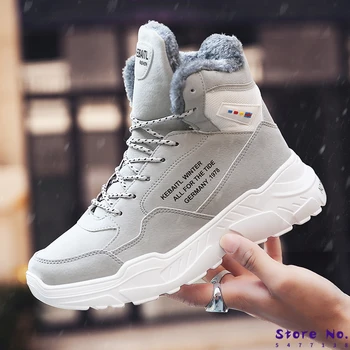 

Snow Boots Men Winter Warm Shoes Male Casual Shoes Man Sapato Tenis Masculino Adulto Buty Scarpe Uomo Krasovki Sneakers Schoenen