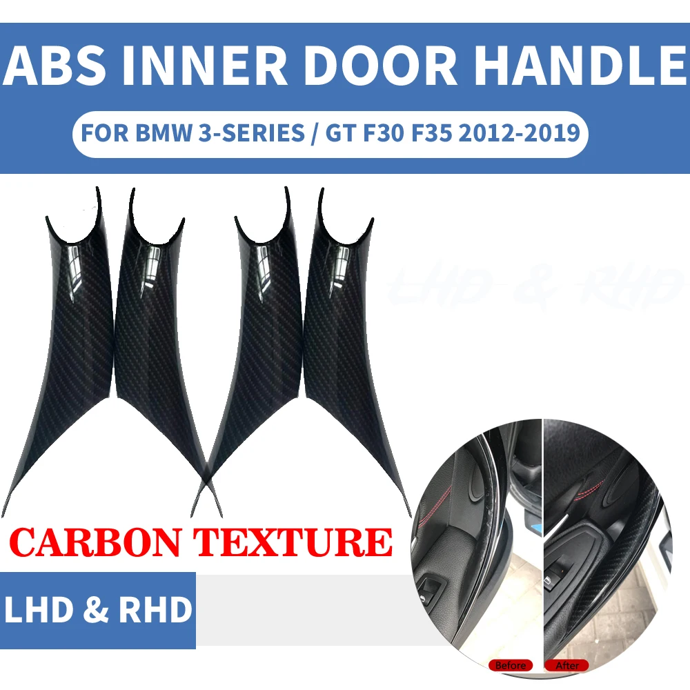 F30 GT inner door handle Carbon Texture
