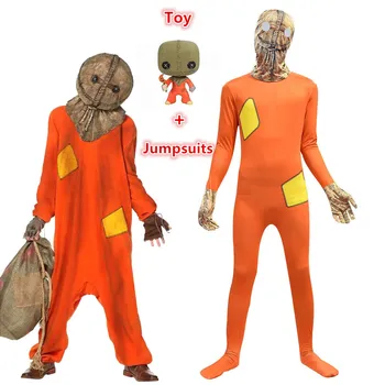 

Halloween costume for kids Anime Cosplay Costumes TRICK 'R TREAT SAM Jumpsuits SAM Doll Action Figure Collection Model Boy Toys