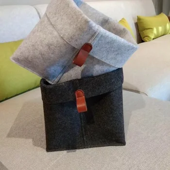 

New wool and chemical fiber home dirty clothes storage basket