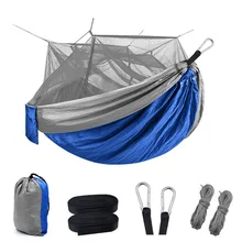 Hamac avec moustiquaire épaissie, équipement d'extérieur, balançoire de camping, anti moustique, nouveau type, 2020