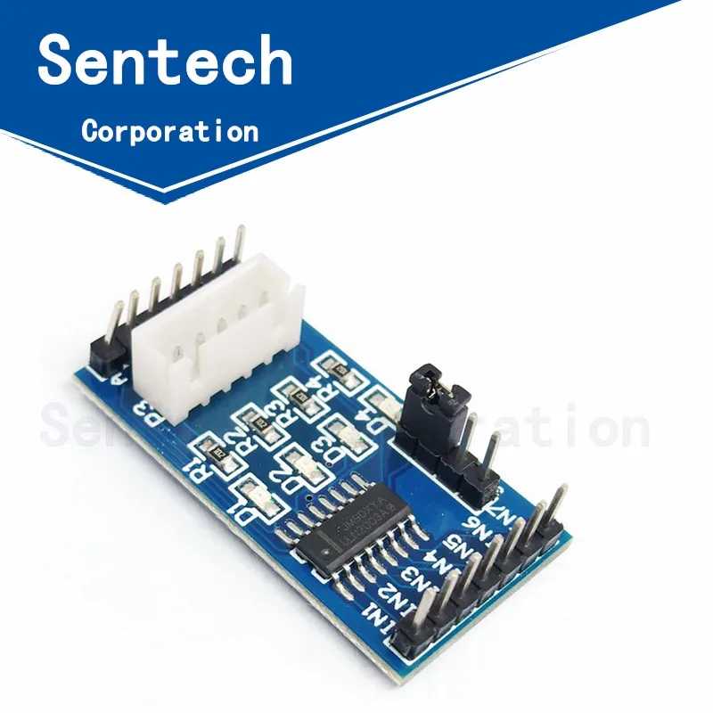 Плата драйвера шагового двигателя ULN2003 12 В постоянного тока модуль для Arduino 5-12