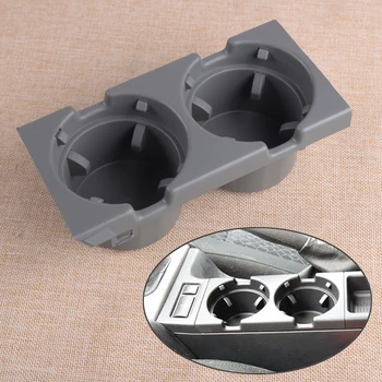 

CITALL Gray Double Hole Center Console Drink Cup Holder 51168217955 51168217953 51168248504 Fit for BMW 3 Series E46 1999-2006