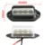 2шт 6-LED Автомобильные Номерные Знаки Огни Лодка Грузовик Прицеп Шаг Лампы Автомобильные Аксессуары Запчасти 12V Замена Сигнального Света