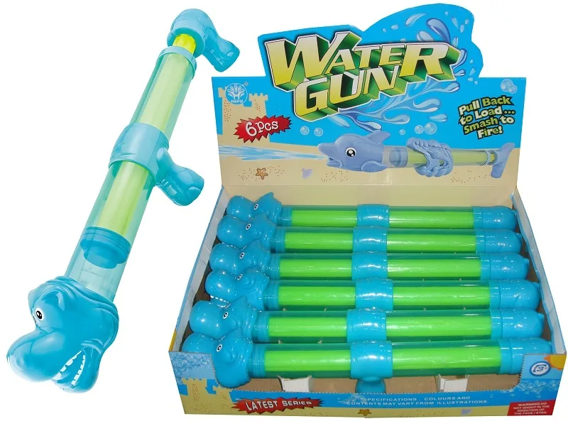 

Children Pull-out Water Cannon Toy Hot Selling Summer Rafting Beach Water Toys Cartoon Animal Hippo Water Gun