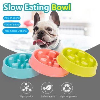 

New Pet Dog Bowl Eat Slow Feeder Dog Bowl Bath Pet Accessories Dog Slow Feeder Bowl For Pets Dog Cat Bowl Pet Supplies