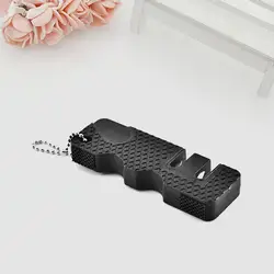 Kitchen Knife Sharpener 2-stage Mini Pocket Knife Sharpening Tool For Outdoor Camping Easy To Carry Fast Sharpen Y6m7