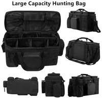 SoarOwl Tactical Gun Target Bag Pistol Shooting Duffel Bag Large Capacity 600D Fabric Waterproof and Wearable Hunting Range Bag 1