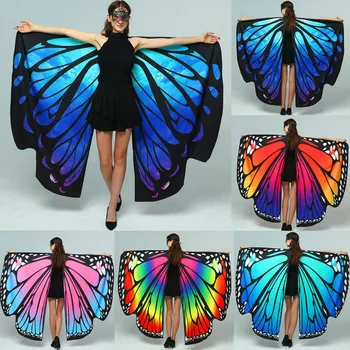 

Factory direct sales Women Butterfly Wings Shawl Ladies Cloak Cape Costume Accessory Support purchasing and wholesale 2020