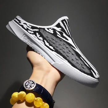 

2020 Mesh Running Shoes for Men Black Casual Sneakers Fashion Man LightWeight Summer Sports Shoes Comfort Walking Sneakers