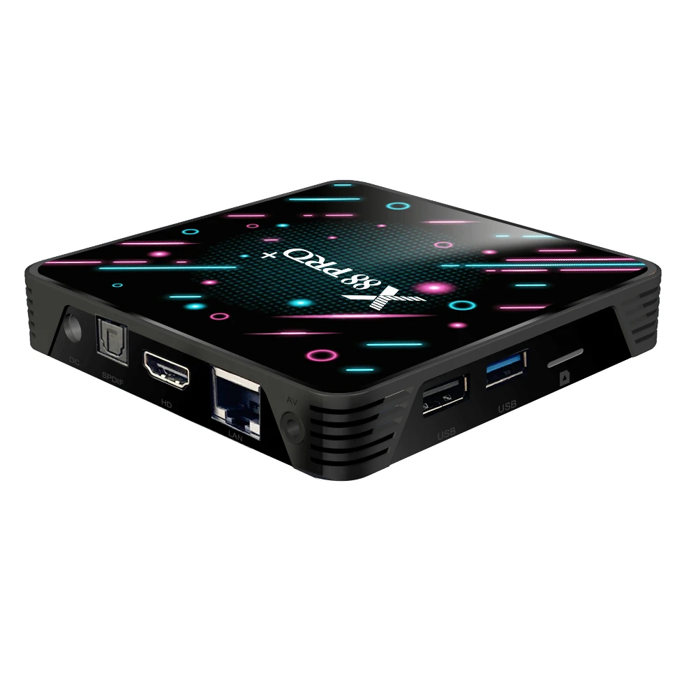 QPLOVE X88 PRO Plus Smart tv Box ОС Android 9,0 RK3368 Qcta-Core 4 Гб 64 Гб PowerVR G6110 GPU поддержка 4K HDMI 2.0a изображение двойной WiFi