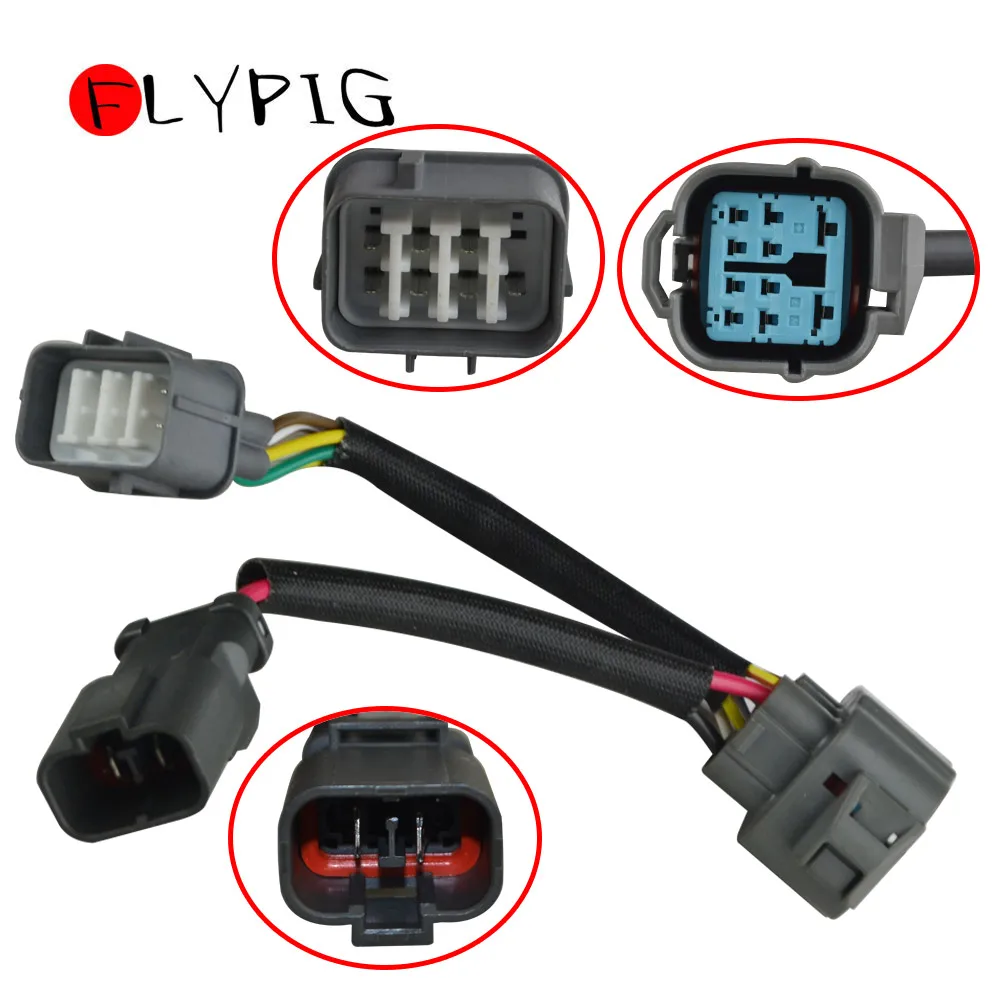 FLYPIG OBD1 to 10-Pin OBD2 Distributor Jumper Harness for Honda Civic &ampCivic del Sol 1.5L 1493CC l4 &amp 1.6L 1588CC 98Cu. In. |