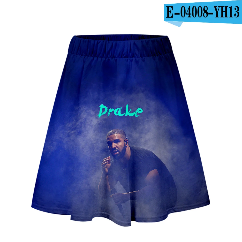 Pictured Стиль Drake 3D печать одежда повседневная юбка женская летняя сексуальная удобная юбка Топы крутые женские горячие продажи юбки - Цвет: Pictured