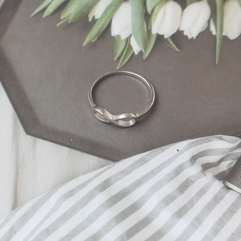 Mini Knot Rings Women 17mm Round Wedding Rings Ladies Fingers Accessories
