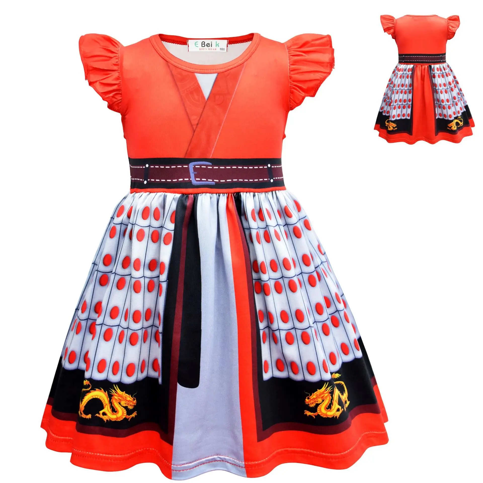 

Girl Princess Halloween Costume Dress Cute Cartoon Party Dress Children Clothing