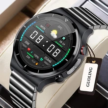 

2022 Thermometer Smart Watch 360*360 HD Full Touch Screen ECG Heart Rate Monitor Blood Oxygen Sports Smartwatch Weather Forecast