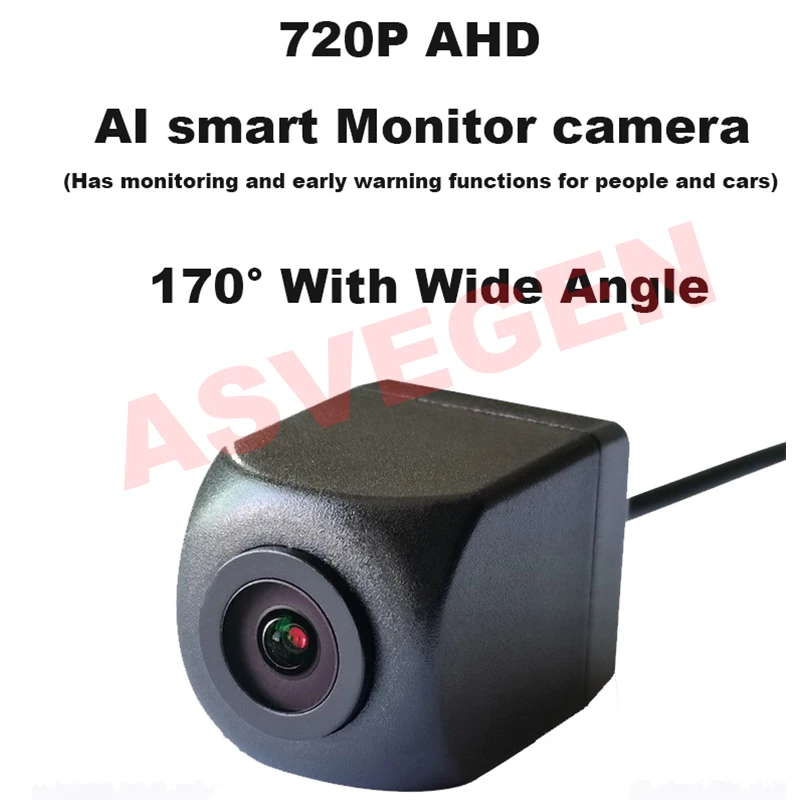 Универсальная интеллектуальная камера заднего вида AI HD 720PAHD Starlight с ночным