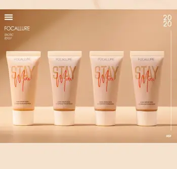

Cosmetics Lightweight Matt Finish Foundation Maquillaje Pore-Blurring Matte Foundation Base Makeup Face Oil-control TSLM1