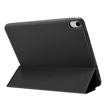 

for Ipad Pro 12.9 Inch PU Holder Leather Case TPU Protective Case with Press Pen Anti-Lost Card Slot Design Protective Case