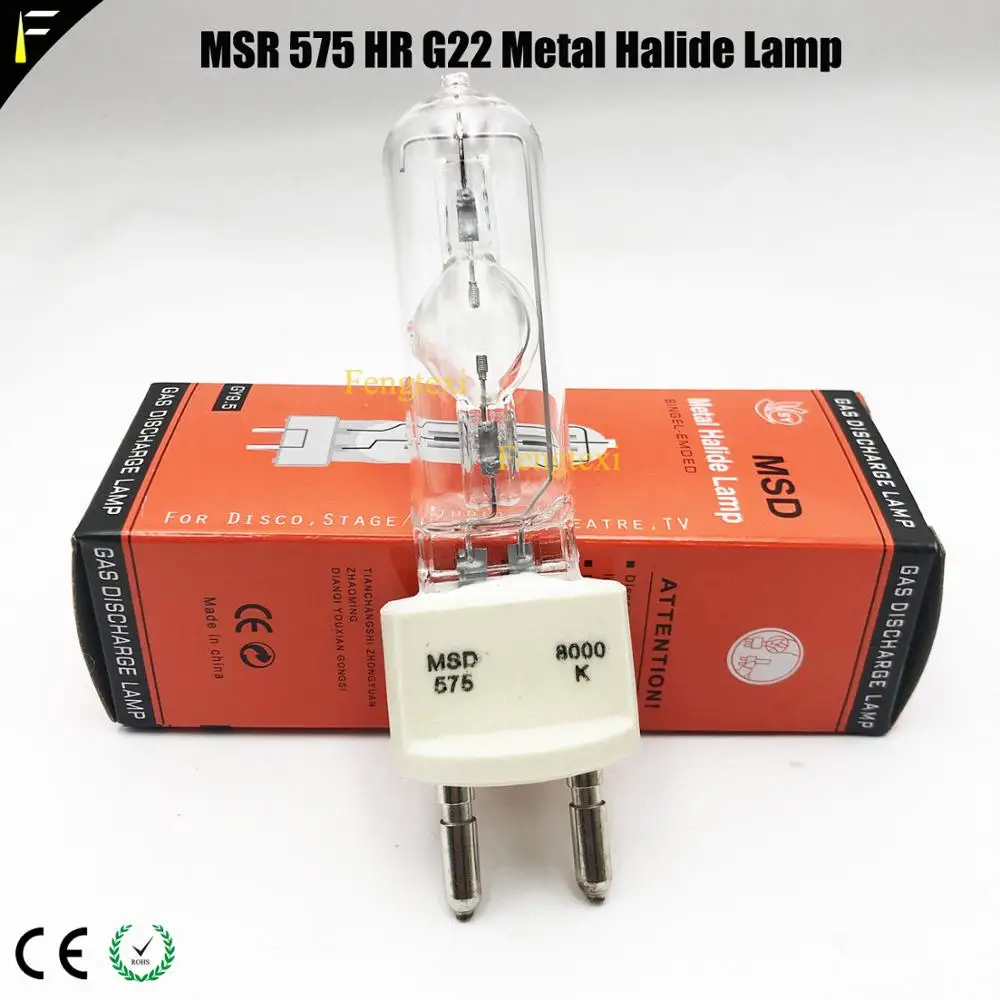 Msd575/2 NSD575 G22/GX9.5 компьютерная движущаяся головная лампа Soure msd 575w Авто шоу прожектор