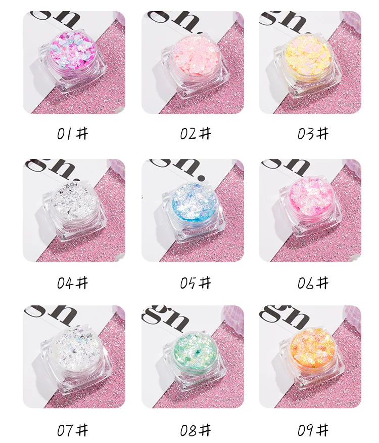 26 Colors Glitter Eyeshadow Powder Rainbow Gold Silver Pink Flake Long Lasting Waterproof Face Body Makeup seuqins gel