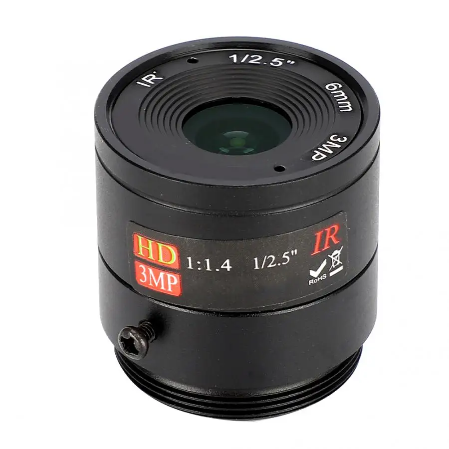 6 мм 3MP HD F1.4 1/2. 5 CS крепление cctv объектив для камеры