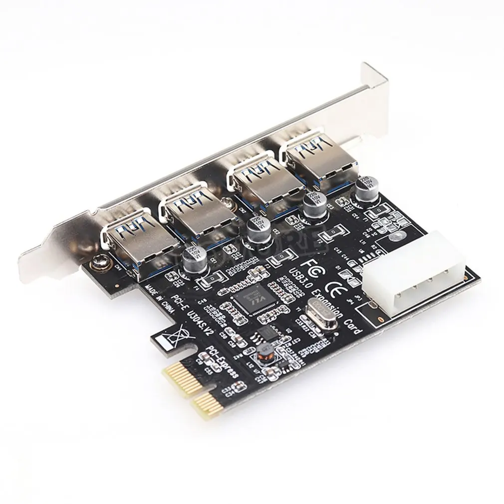 Профессиональный Надежный Быстрый USB 3,0 PCI-E PCIE 4 порта Экспресс-Плата расширения адаптер ED плата модуля для Windows