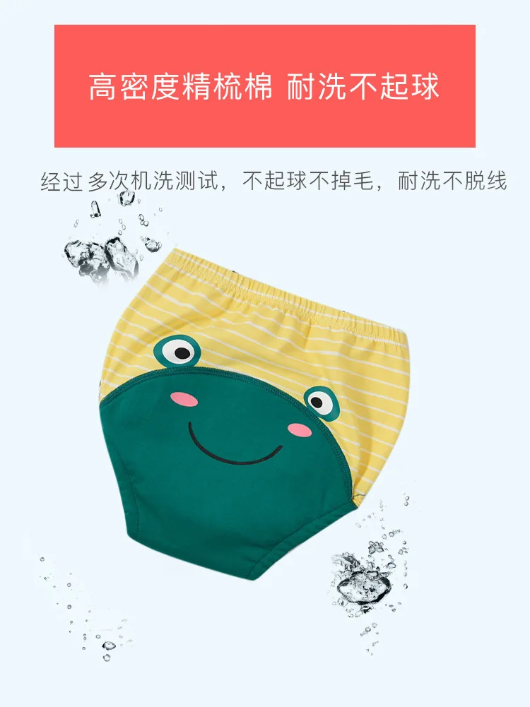 3Pcs/Set Waterproof Reusable Baby Cotton Training Pants Infant Shorts Underwear Cloth Diaper Nappies Child Panties Nappy