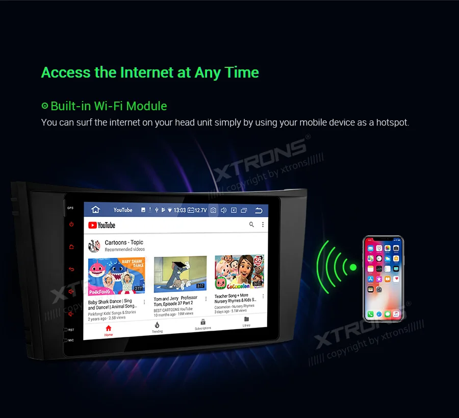 Flash Deal XTRONS 8"Android 9.0 Octa Core 4GB RAM 64GB ROM Car Multimedia GPS System for Mercedes Benz W211 2002-2008 W219 2005-2006 NO DVD 18