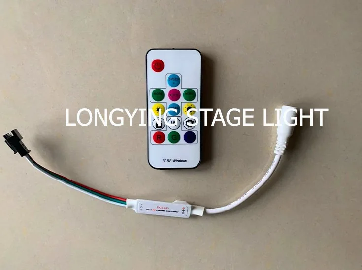 controller 5 в постоянного тока гибкая светодиодная лента неоновая 5050 RGB 2811 Мягкая Веревка бар свет резиновая трубка наружное водонепроницаемое освещение - Цвет: controller