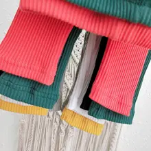 Детская одежда для малышей осенняя одежда для девочек г. Новые стильные детские леггинсы, брюки однотонные универсальные детские брюки