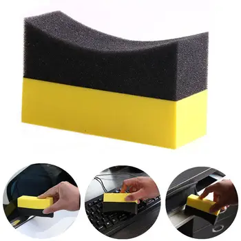 

Multifunctional U-Shape Car Cleaning Sponge Tire Wax Polishing Sponge Tyre Cleaning Sponge ARC Edge Sponge Auto Accessories